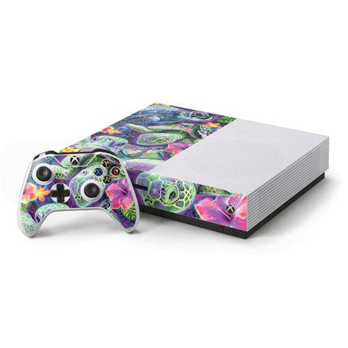 Rainbow Sea Turtles by Sheena Pike Xbox One Skins